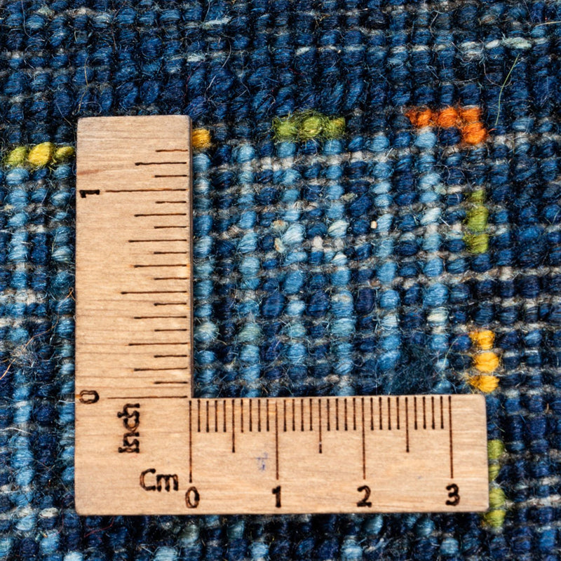 Gabbeh teppe - Loribaft persisk teppe - 207 x 157 cm - blå