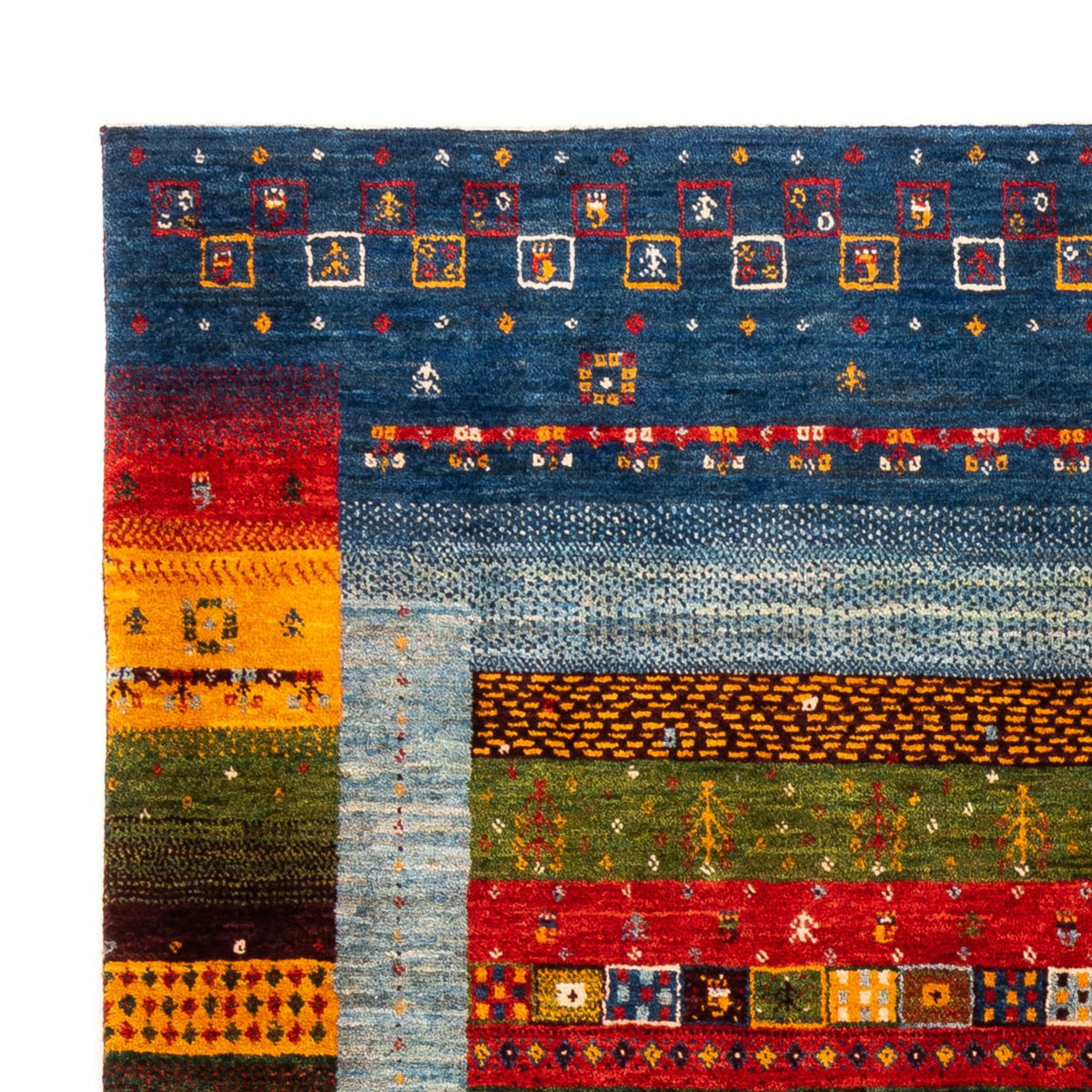 Loribaft Teppe 165x194cm - Perserteppich Wollteppich