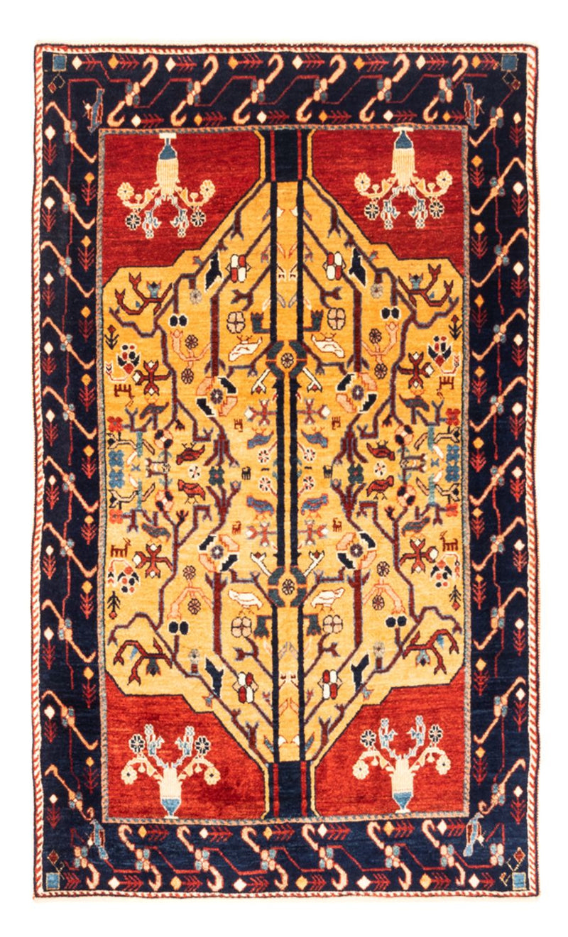 Persisk Gabbeh Teppe 110x170cm - Perserteppich Wollteppich