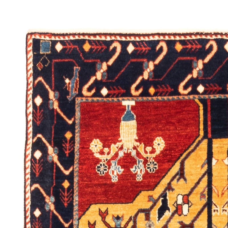Persisk Gabbeh Teppe 110x170cm - Perserteppich Wollteppich