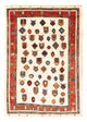 Persisk Gabbeh Teppe 214x154cm - Perserteppich Wollteppich