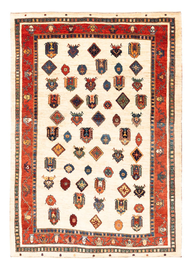 Persisk Gabbeh Teppe 214x154cm - Perserteppich Wollteppich