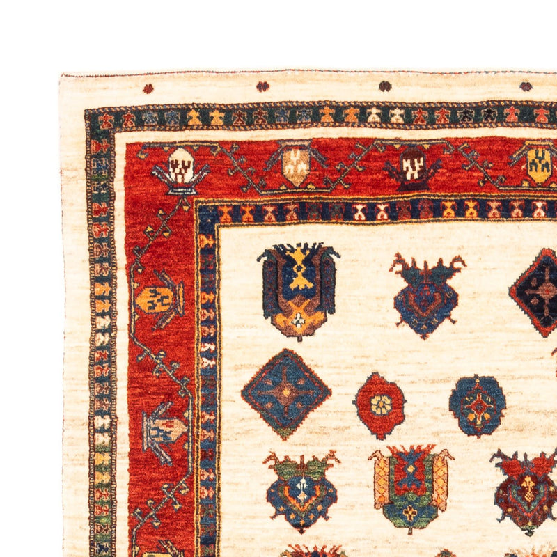 Persisk Gabbeh Teppe 214x154cm - Perserteppich Wollteppich