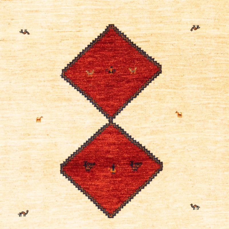 Persisk Gabbeh Teppe 210x140cm - Perserteppich Wollteppich