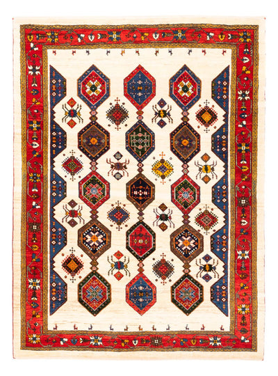 Persisk Gabbeh Teppe 153x205cm - Perserteppich Wollteppich