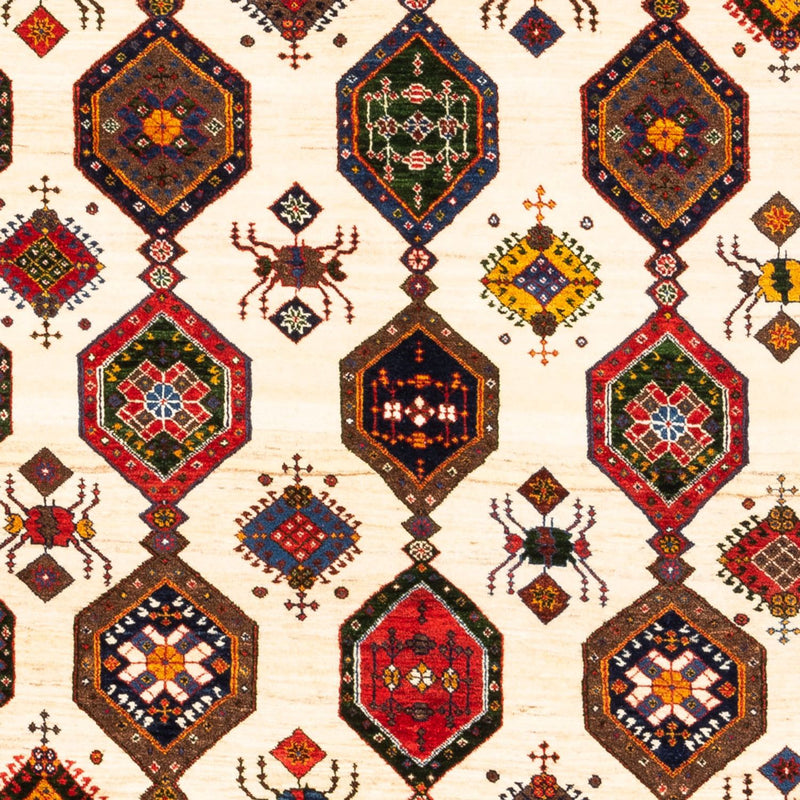Persisk Gabbeh Teppe 153x205cm - Perserteppich Wollteppich