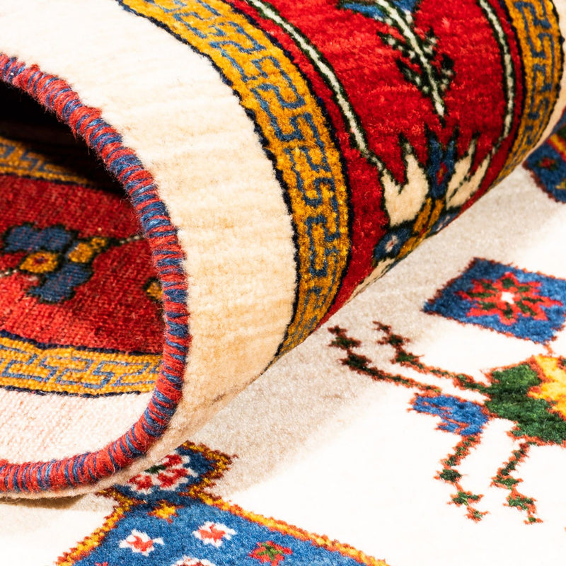 Persisk Gabbeh Teppe 153x205cm - Perserteppich Wollteppich