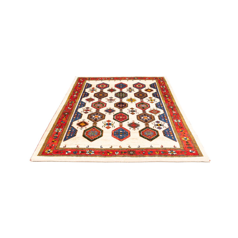 Persisk Gabbeh Teppe 153x205cm - Perserteppich Wollteppich