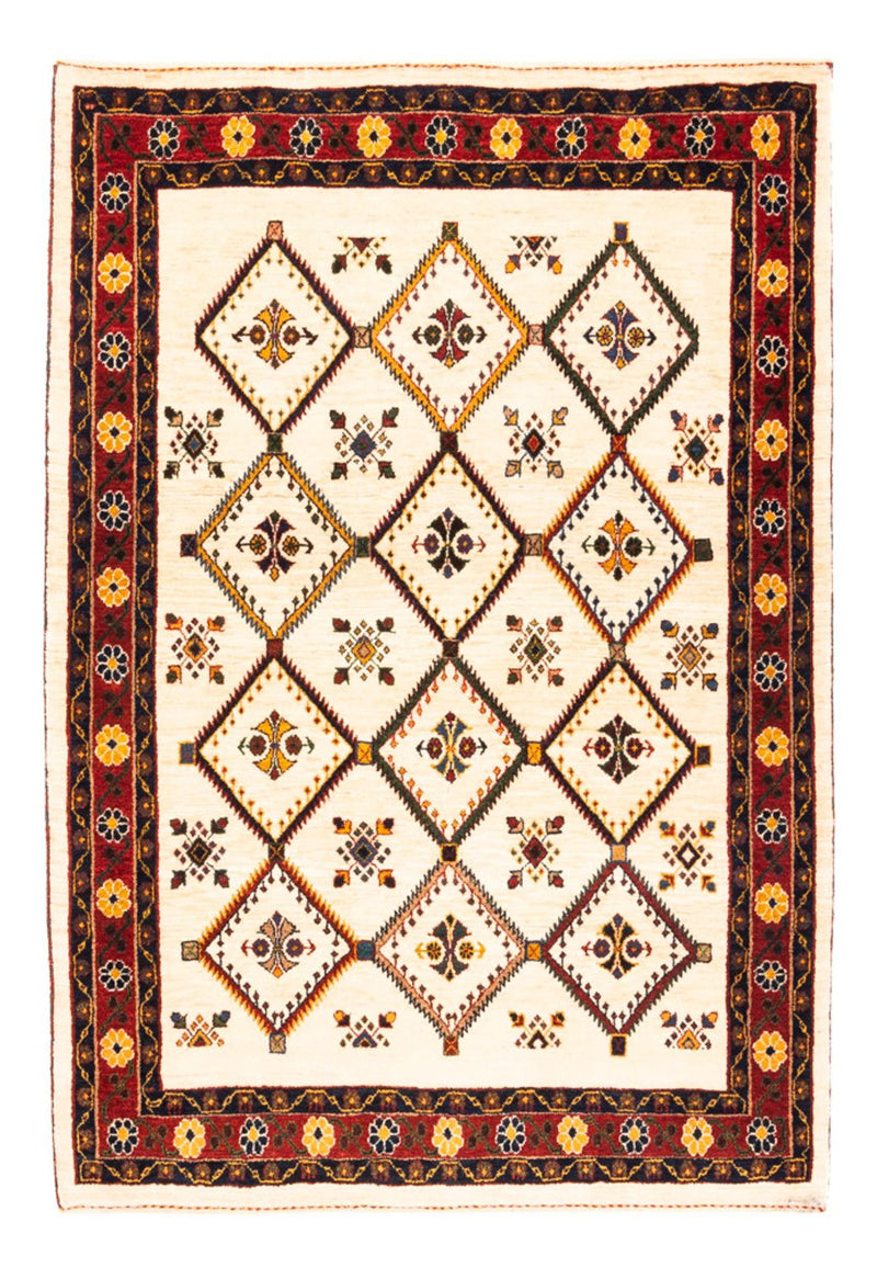 Persisk Gabbeh Teppe 155x114cm - Perserteppich Wollteppich