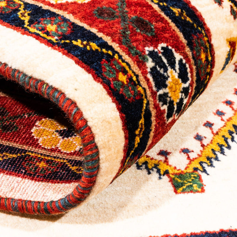 Persisk Gabbeh Teppe 155x114cm - Perserteppich Wollteppich