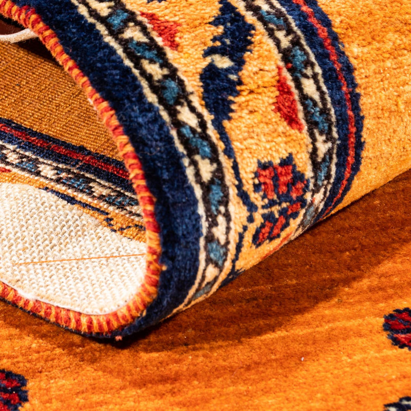 Gabbeh-teppe - persisk - 153 x 103 cm - gull