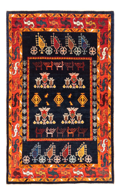 Persisk Gabbeh Teppe 108x160cm - Perserteppich Wollteppich