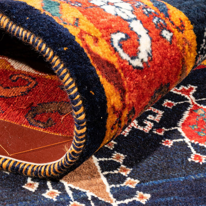 Persisk Gabbeh Teppe 160x108cm - Perserteppich Wollteppich