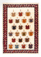 Persisk Gabbeh Teppe 105x140cm - Perserteppich Wollteppich