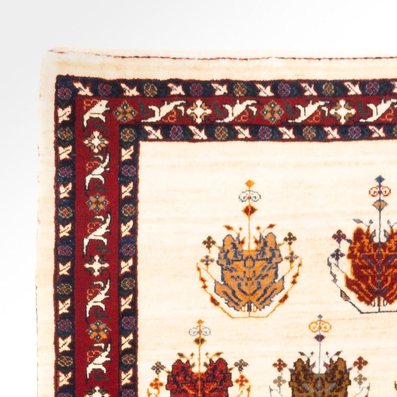 Persisk Gabbeh Teppe 105x140cm - Perserteppich Wollteppich