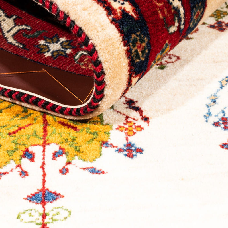 Persisk Gabbeh Teppe 105x140cm - Perserteppich Wollteppich