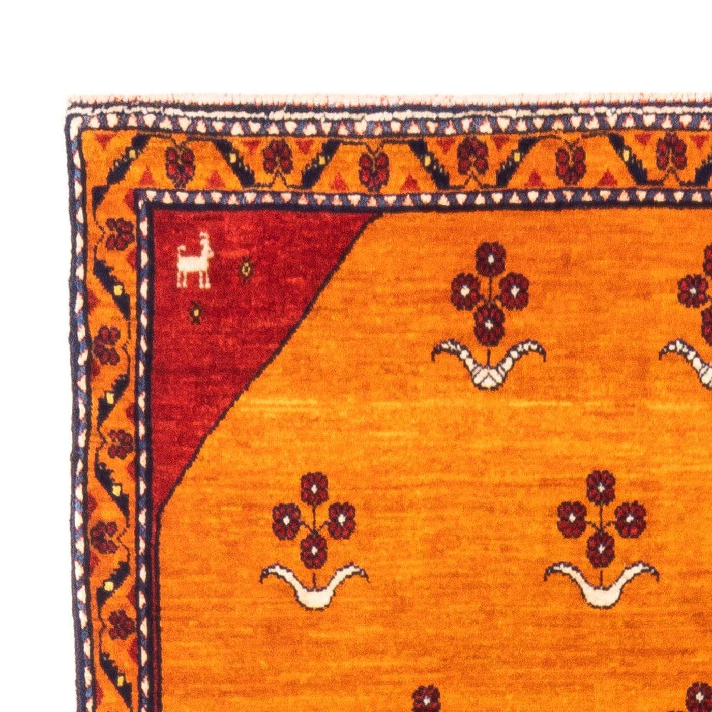 Persisk Gabbeh Teppe 155x104cm - Perserteppich Wollteppich