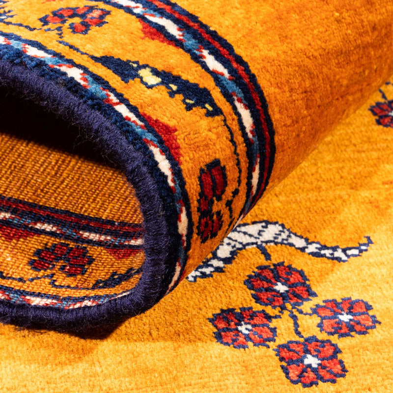 Persisk Gabbeh Teppe 155x104cm - Perserteppich Wollteppich