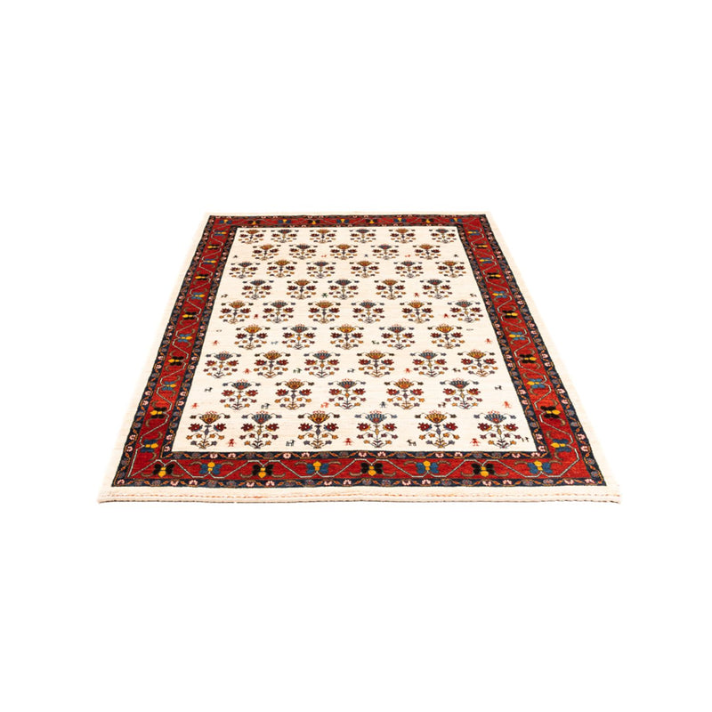 Gabbeh-teppe - persisk - 194 x 127 cm - krem