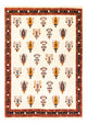Persisk Gabbeh Teppe 215x152cm - Perserteppich Wollteppich