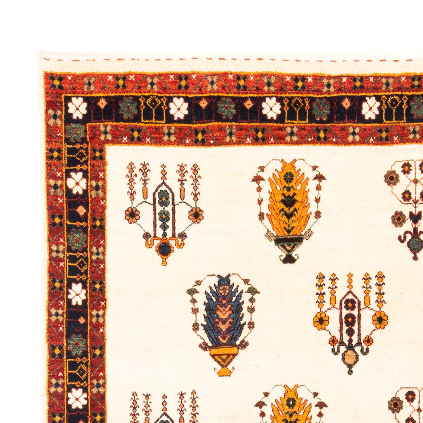 Persisk Gabbeh Teppe 215x152cm - Perserteppich Wollteppich