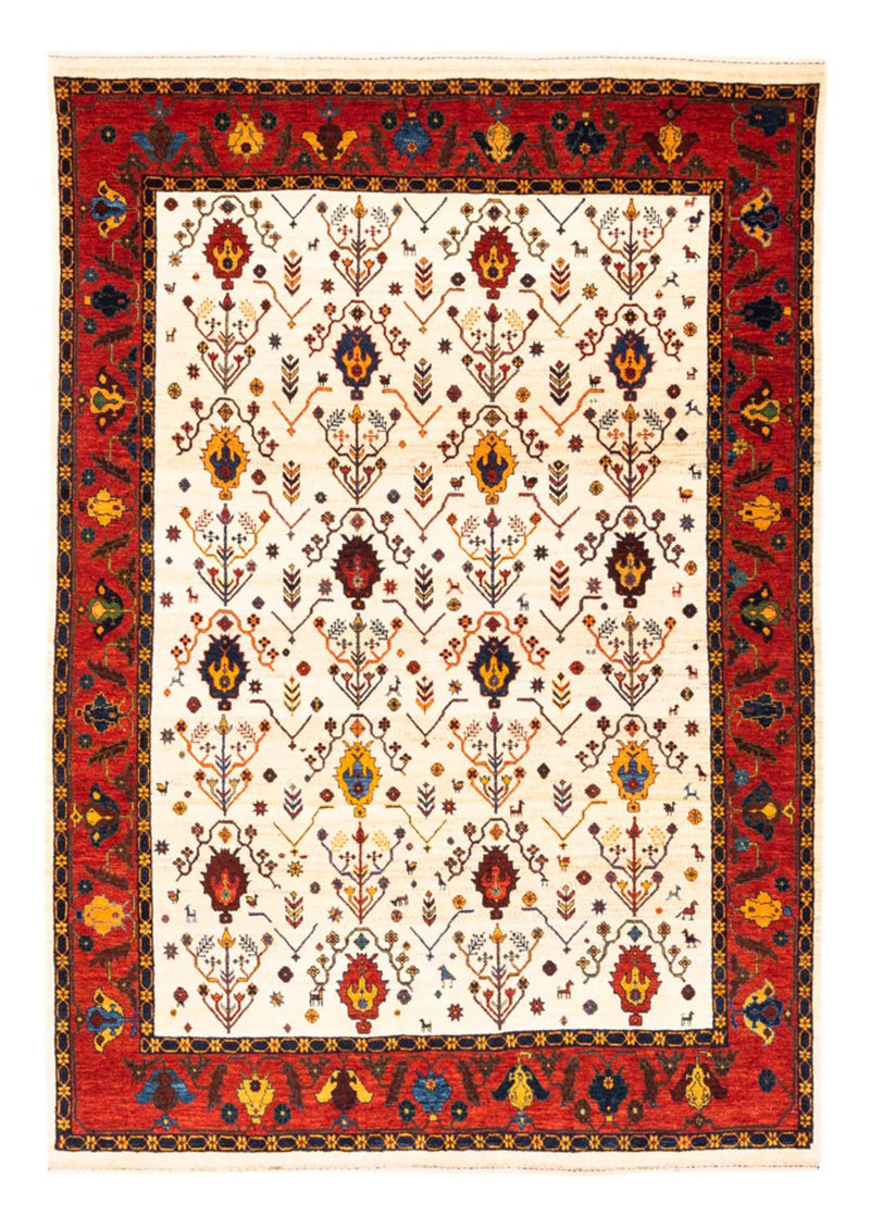 Persisk Gabbeh Teppe 212x155cm - Perserteppich Wollteppich