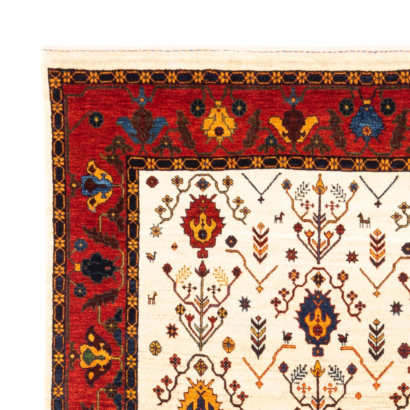 Persisk Gabbeh Teppe 212x155cm - Perserteppich Wollteppich