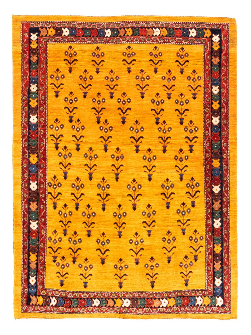Persisk Gabbeh Teppe 198x149cm - Perserteppich Wollteppich