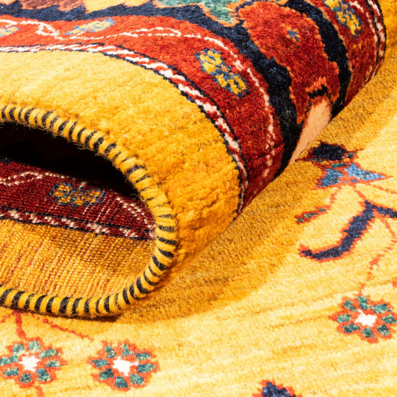 Persisk Gabbeh Teppe 198x149cm - Perserteppich Wollteppich