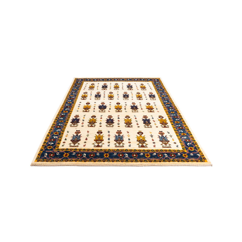 Persisk Gabbeh Teppe 221x154cm - Perserteppich Wollteppich