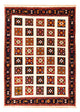Gabbeh-teppe - persisk - 210 x 150 cm - beige