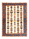 Persisk Gabbeh Teppe 145x194cm - Perserteppich Wollteppich - Rektangulær / Krem / 145 x 194 cm Rektangulær
