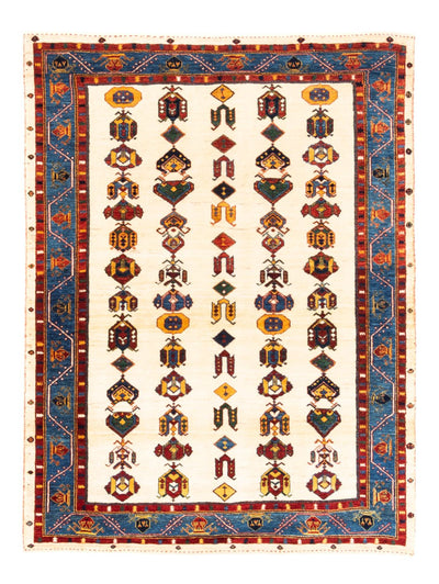 Persisk Gabbeh Teppe 145x194cm - Perserteppich Wollteppich