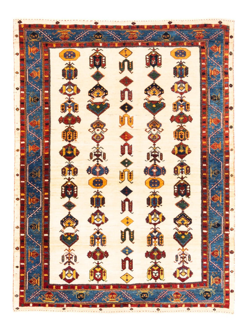 Persisk Gabbeh Teppe 194x145cm - Perserteppich Wollteppich