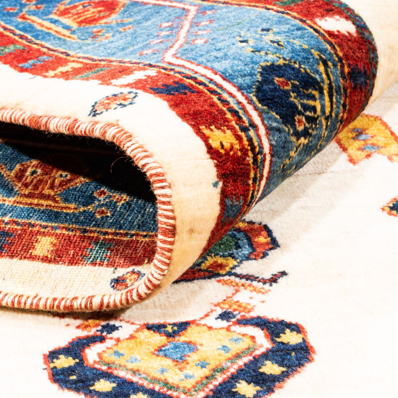 Persisk Gabbeh Teppe 194x145cm - Perserteppich Wollteppich