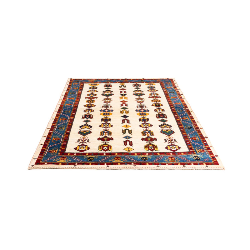 Persisk Gabbeh Teppe 194x145cm - Perserteppich Wollteppich