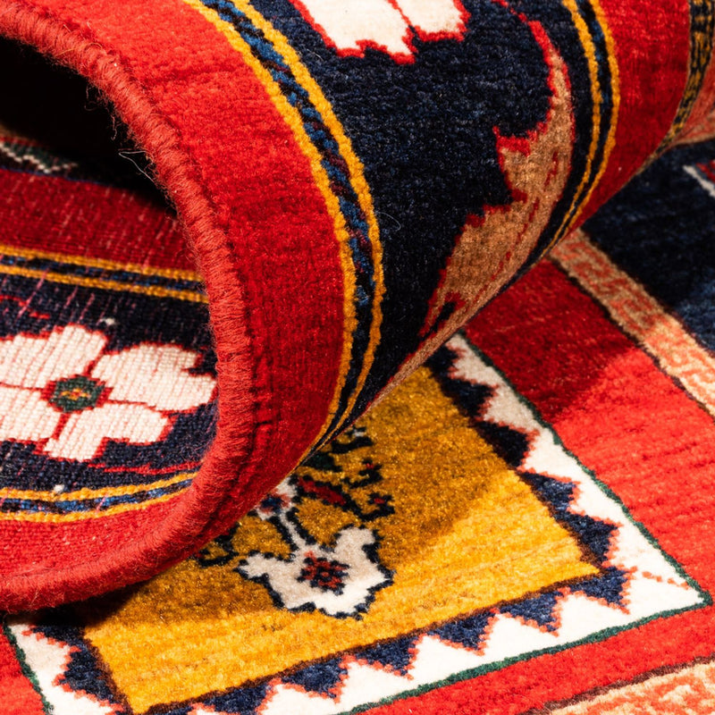 Gabbeh-teppe - persisk - 196 x 118 cm - flerfarget