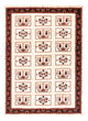Persisk Gabbeh Teppe 210x154cm - Perserteppich Wollteppich
