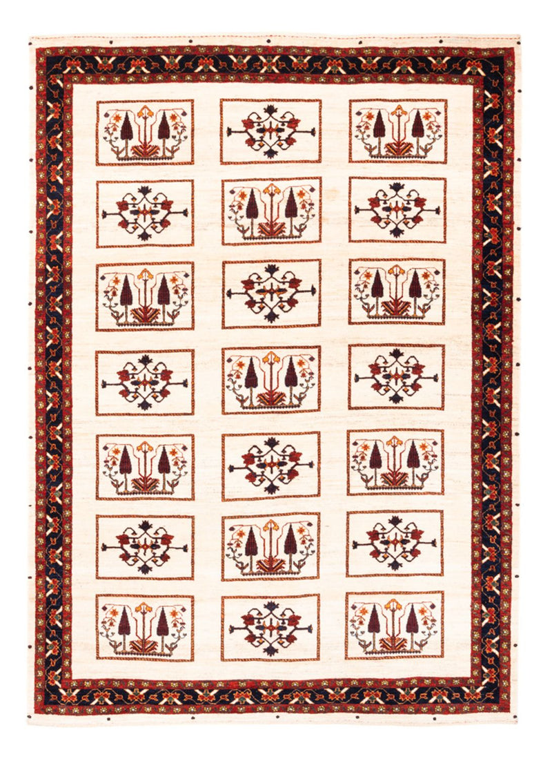 Persisk Gabbeh Teppe 210x154cm - Perserteppich Wollteppich