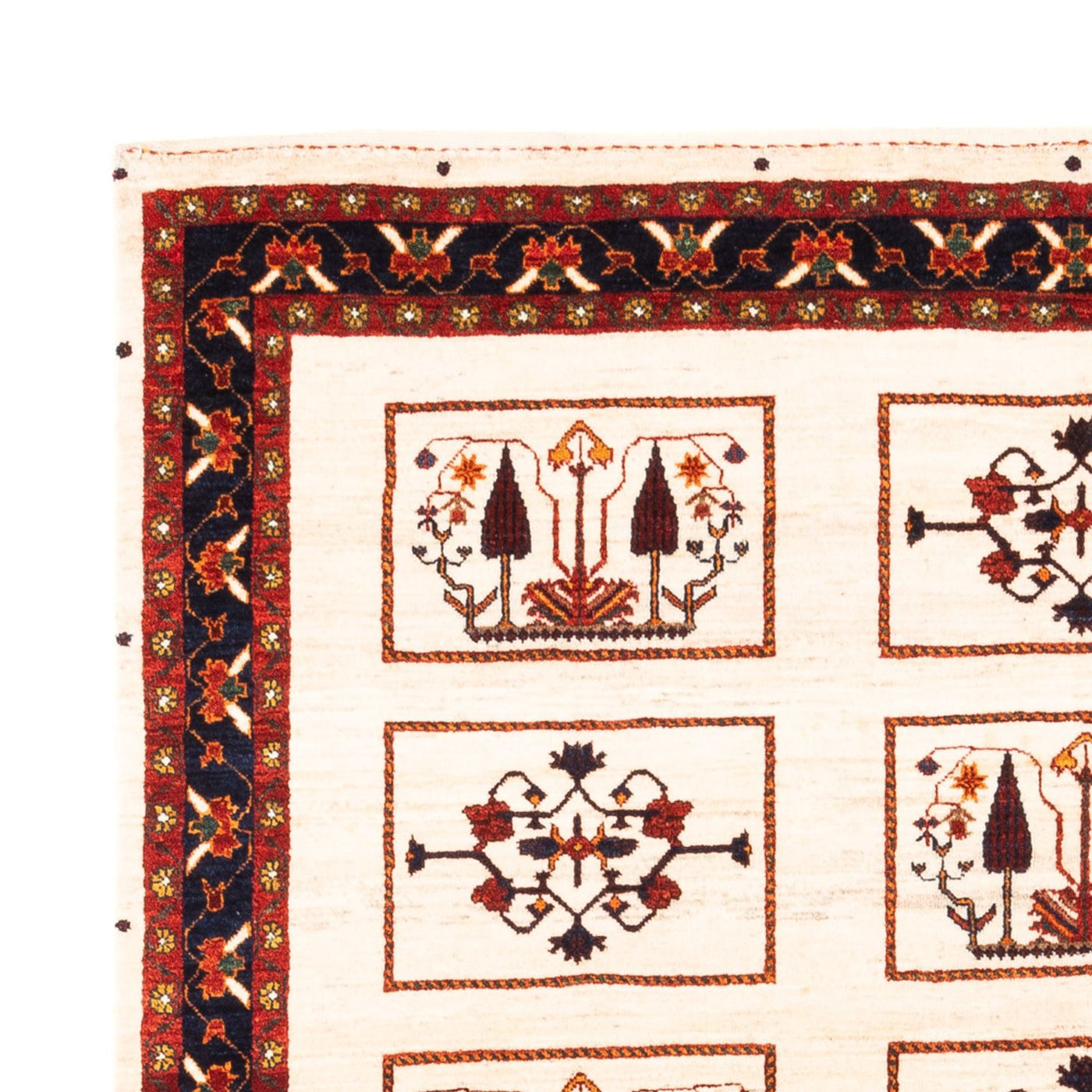 Persisk Gabbeh Teppe 210x154cm - Perserteppich Wollteppich