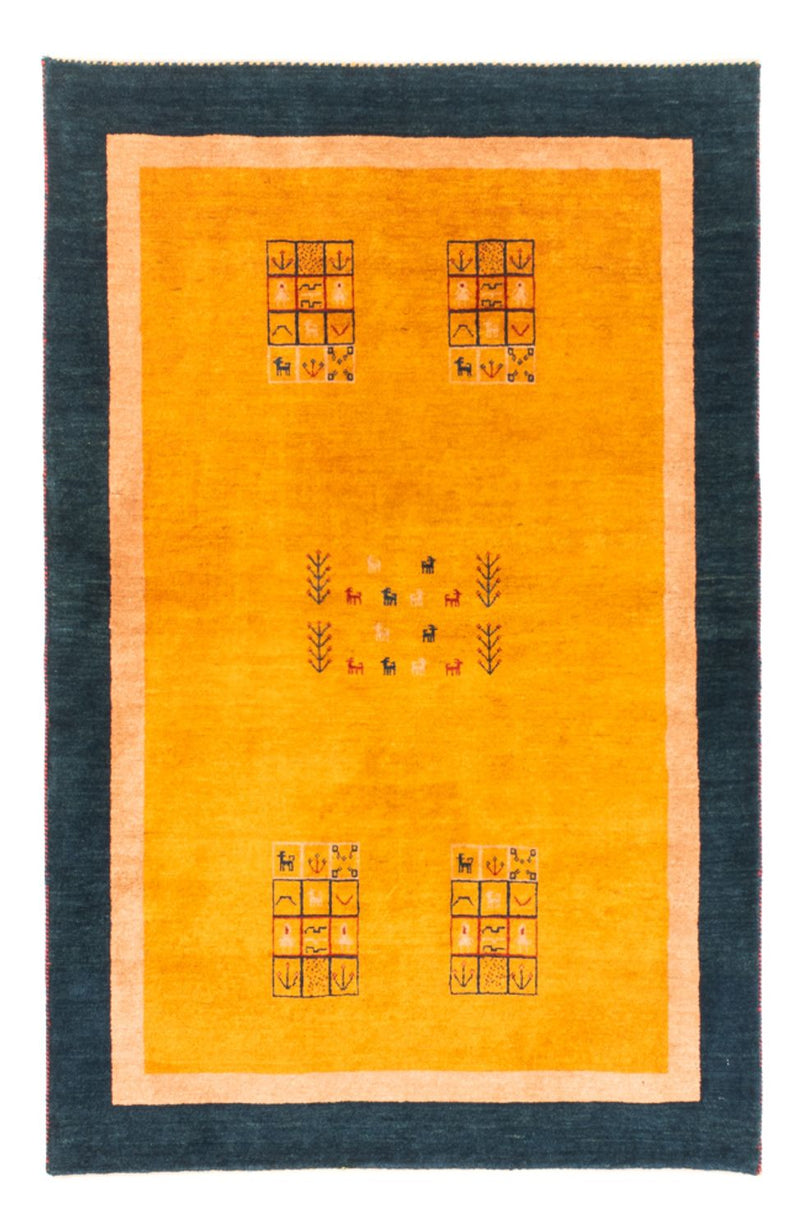 Persisk Gabbeh Teppe 155x108cm - Perserteppich Wollteppich