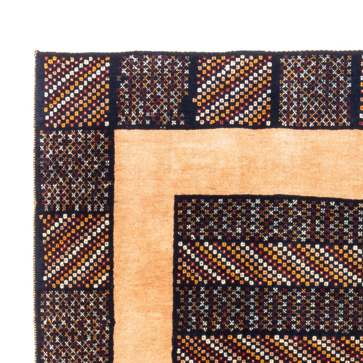 Persisk Gabbeh Teppe 156x200cm - Perserteppich Wollteppich