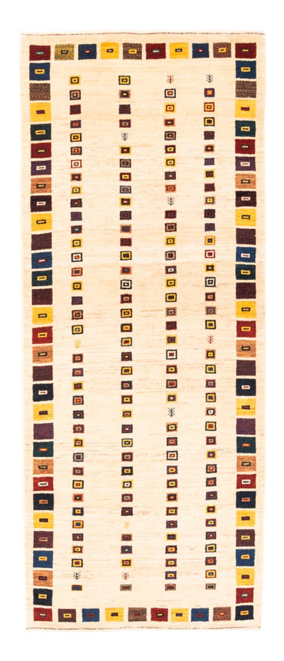 Persisk Gabbeh Teppe 81x195cm - Perserteppich Wollteppich