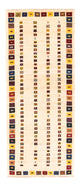 Persisk Gabbeh Teppe 195x81cm - Perserteppich Wollteppich