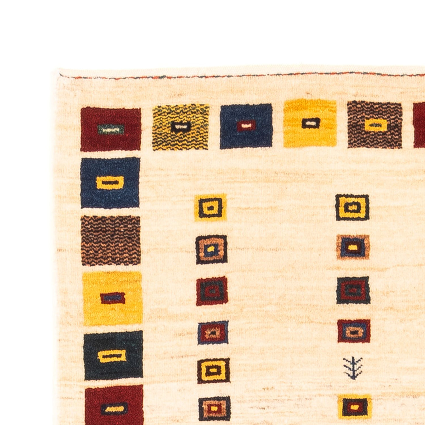 Persisk Gabbeh Teppe 195x81cm - Perserteppich Wollteppich