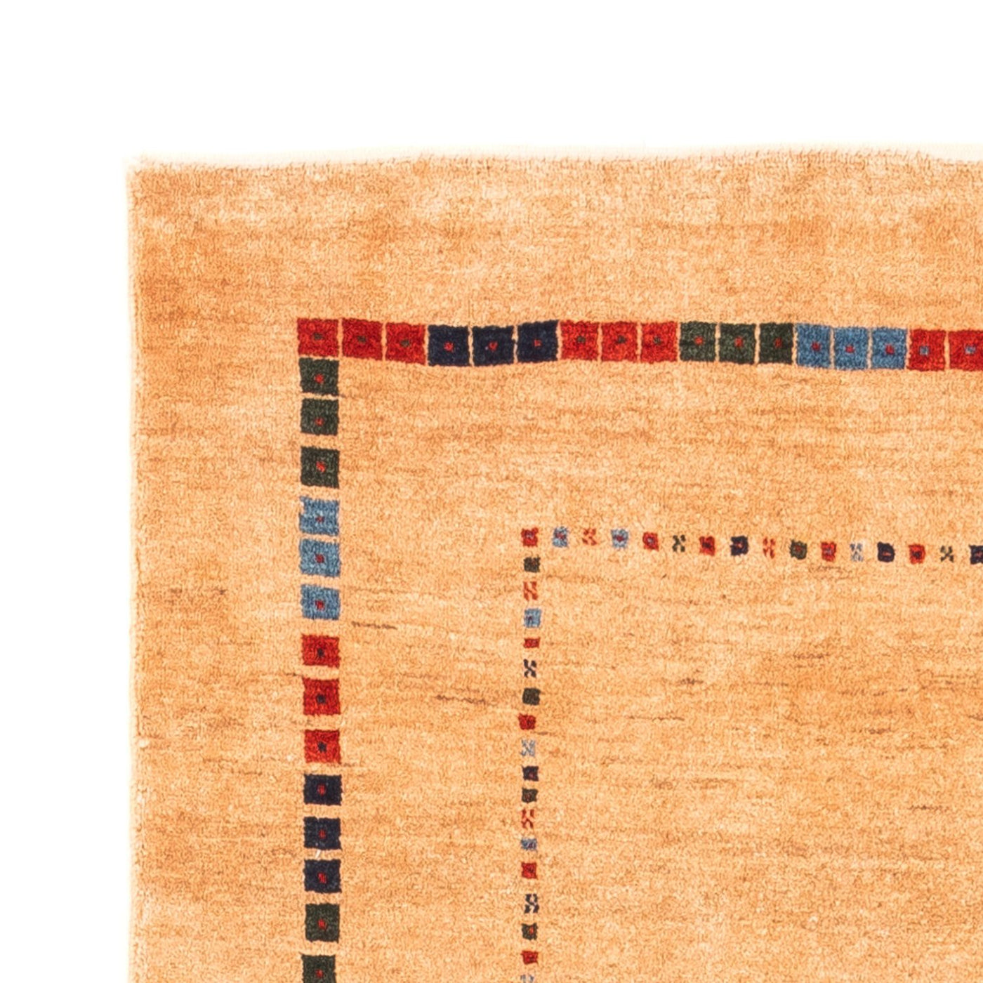 Løper Gabbeh-teppe - persisk - 196 x 82 cm - beige