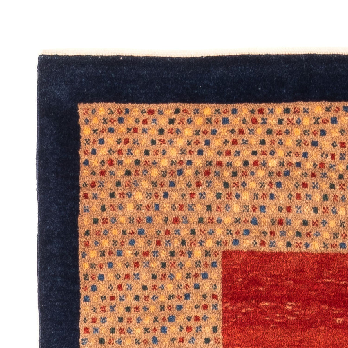 Persisk Gabbeh Teppe 80x197cm - Perserteppich Wollteppich
