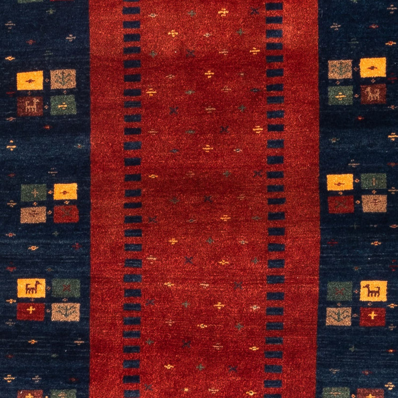 Persisk Gabbeh Teppe 214x80cm - Perserteppich Wollteppich