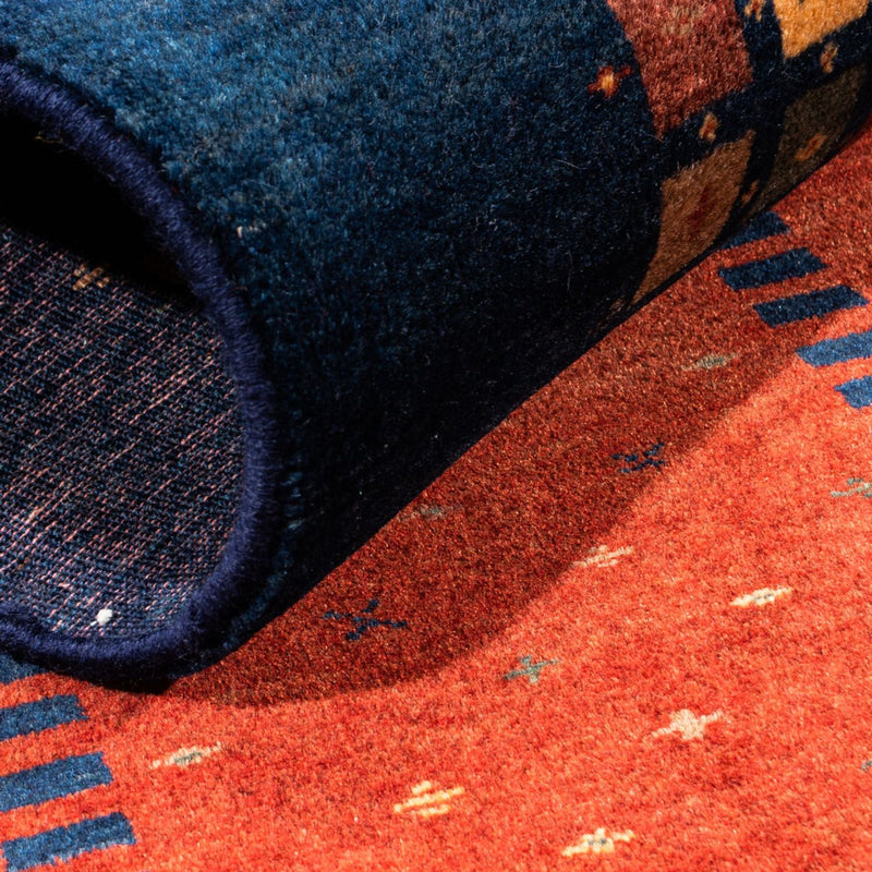 Persisk Gabbeh Teppe 214x80cm - Perserteppich Wollteppich