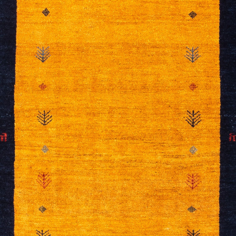 Løper Gabbeh-teppe - persisk - 188 x 82 cm - gull